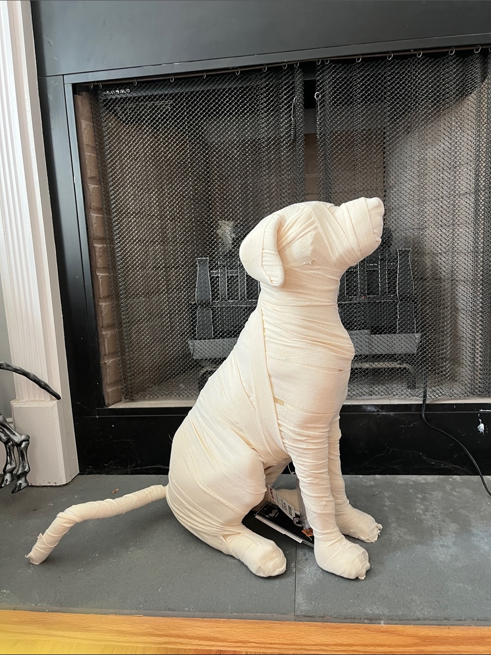 Martha Stewart, mummy dog Decorative Dog Sculpture -